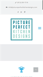 Mobile Screenshot of pictureperfectkitchendesigns.com